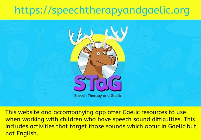 Speech Therapy and Gaelic