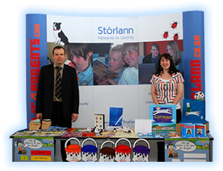 Image : Stòrlann display at GLPS